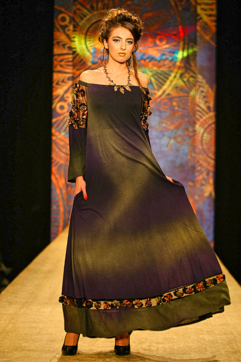 Rochie jerse cu aplicatii 2277